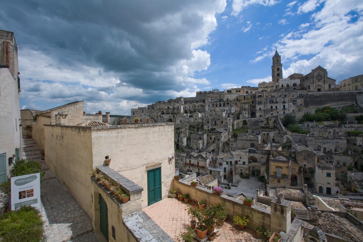 L'Hotel In Pietra Matera Exteriör bild